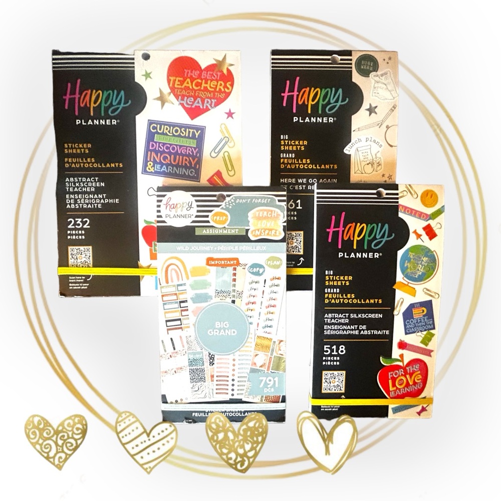 The Happy Planner Sticker Books Set